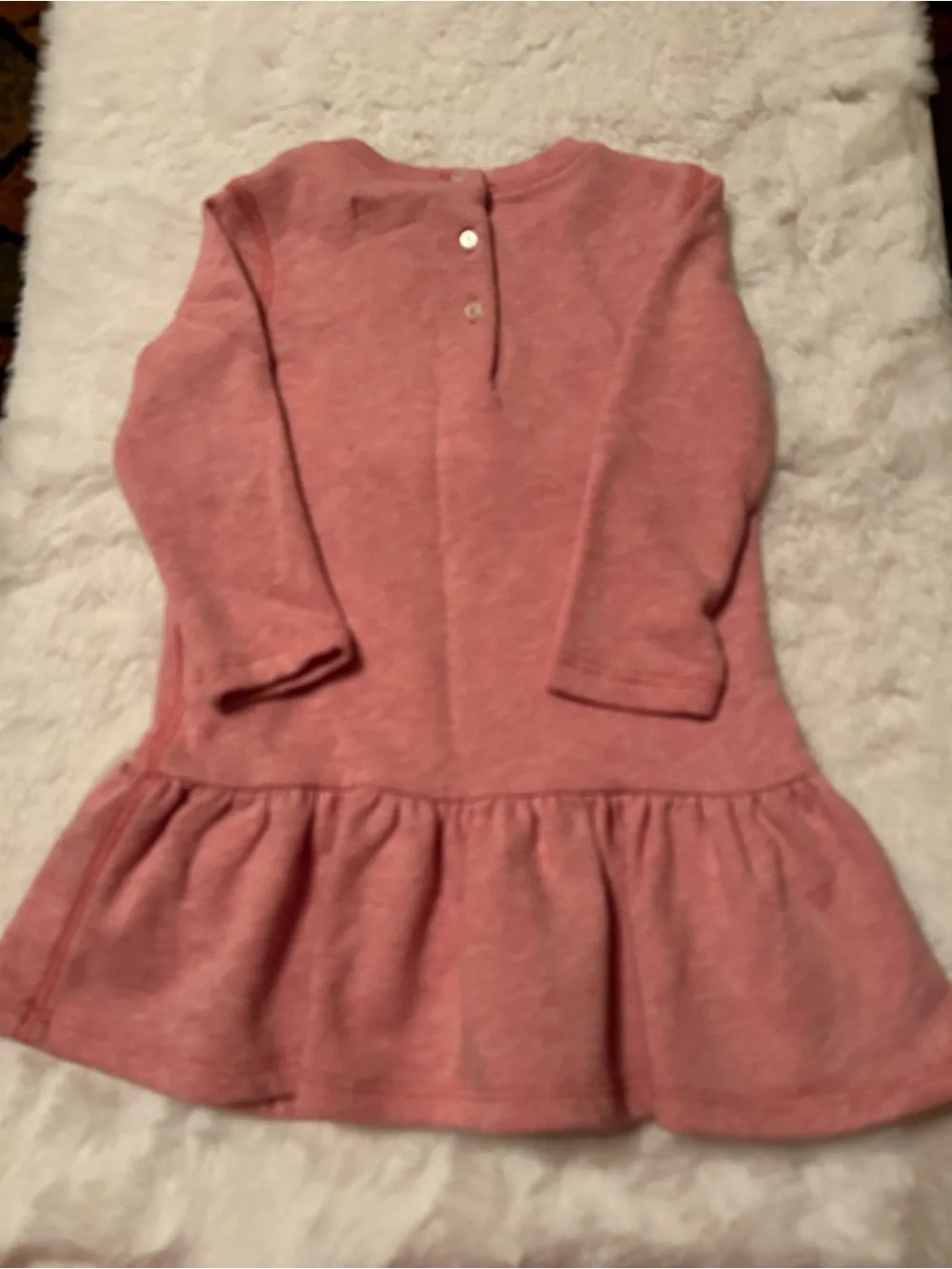 On Hold Ralph Lauren Girls Pink Sweatshirt Dress
